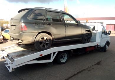 Эвакуатор со сдвижной платформой