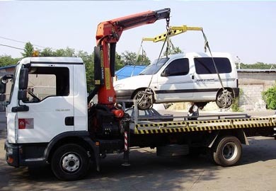 Эвакуатор частичной погрузки